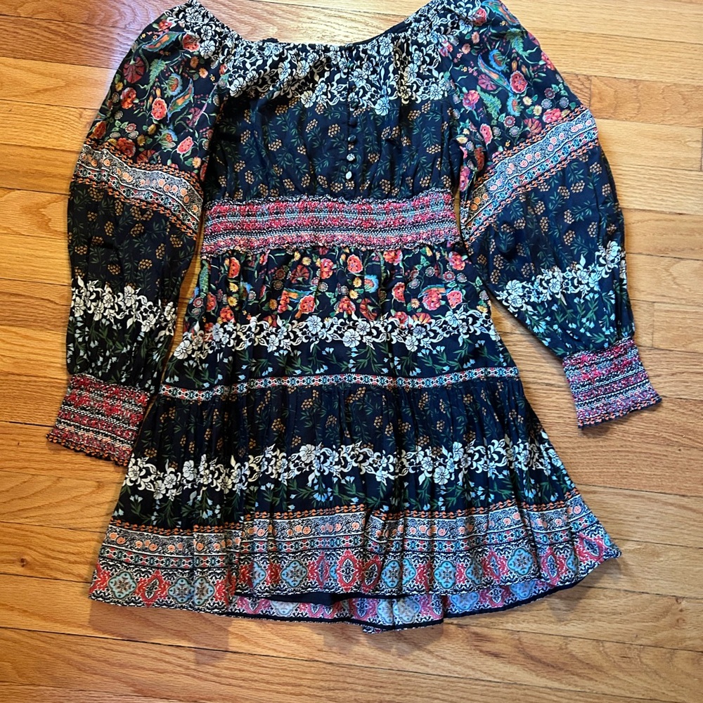 Alice + Olivia Clementina Printed Mini Dress Size 6